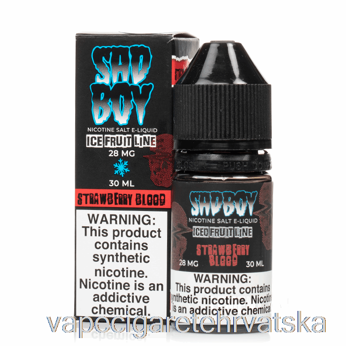 Vape Cigareta Led Jagoda Krv - Sadboy Soli - 30ml 28mg